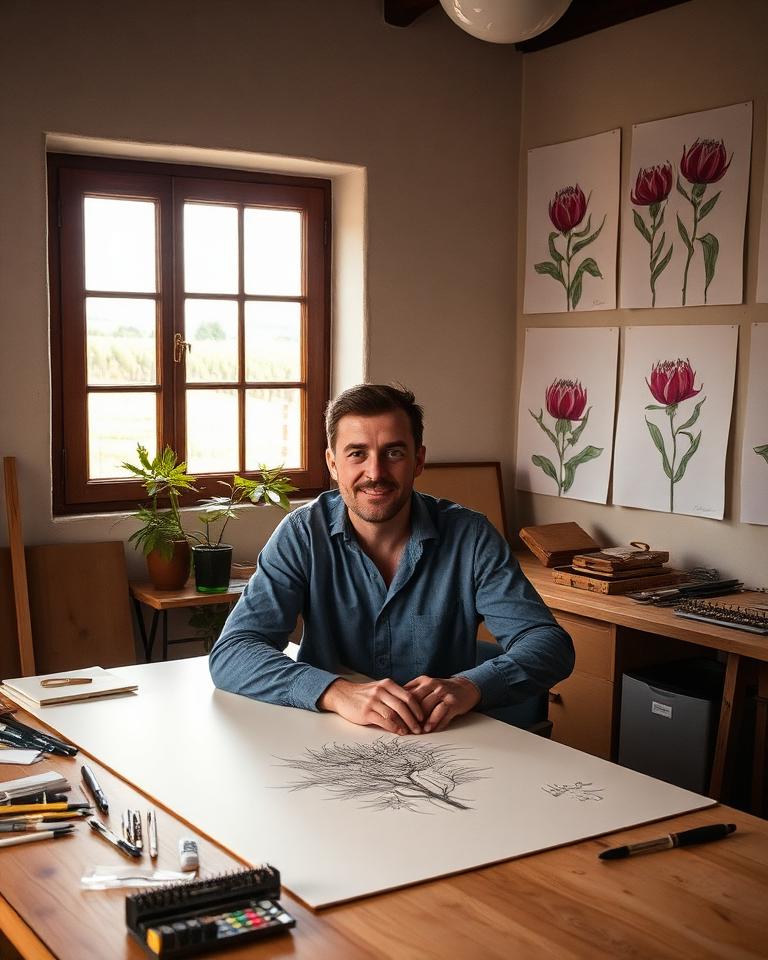 Pieter Roux of Fynbos & Ink