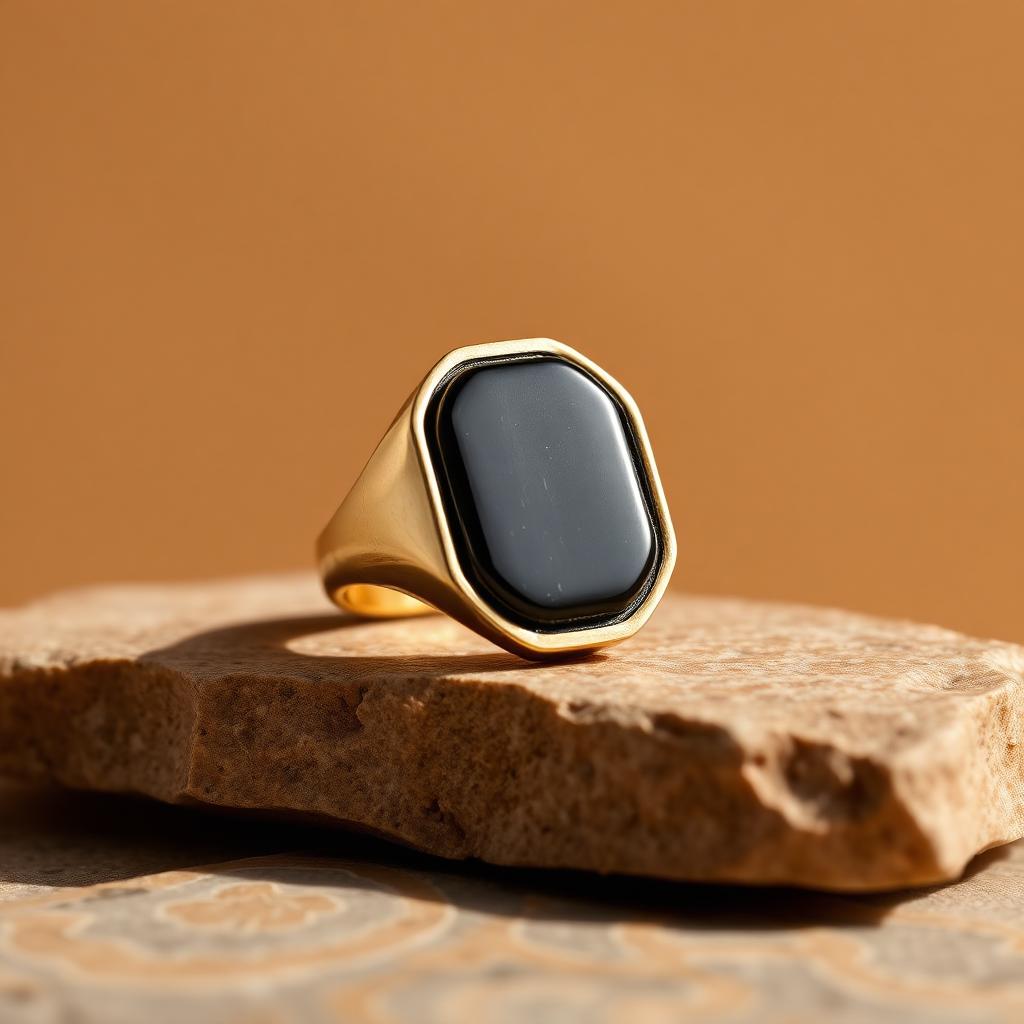 Onyx Signet Ring